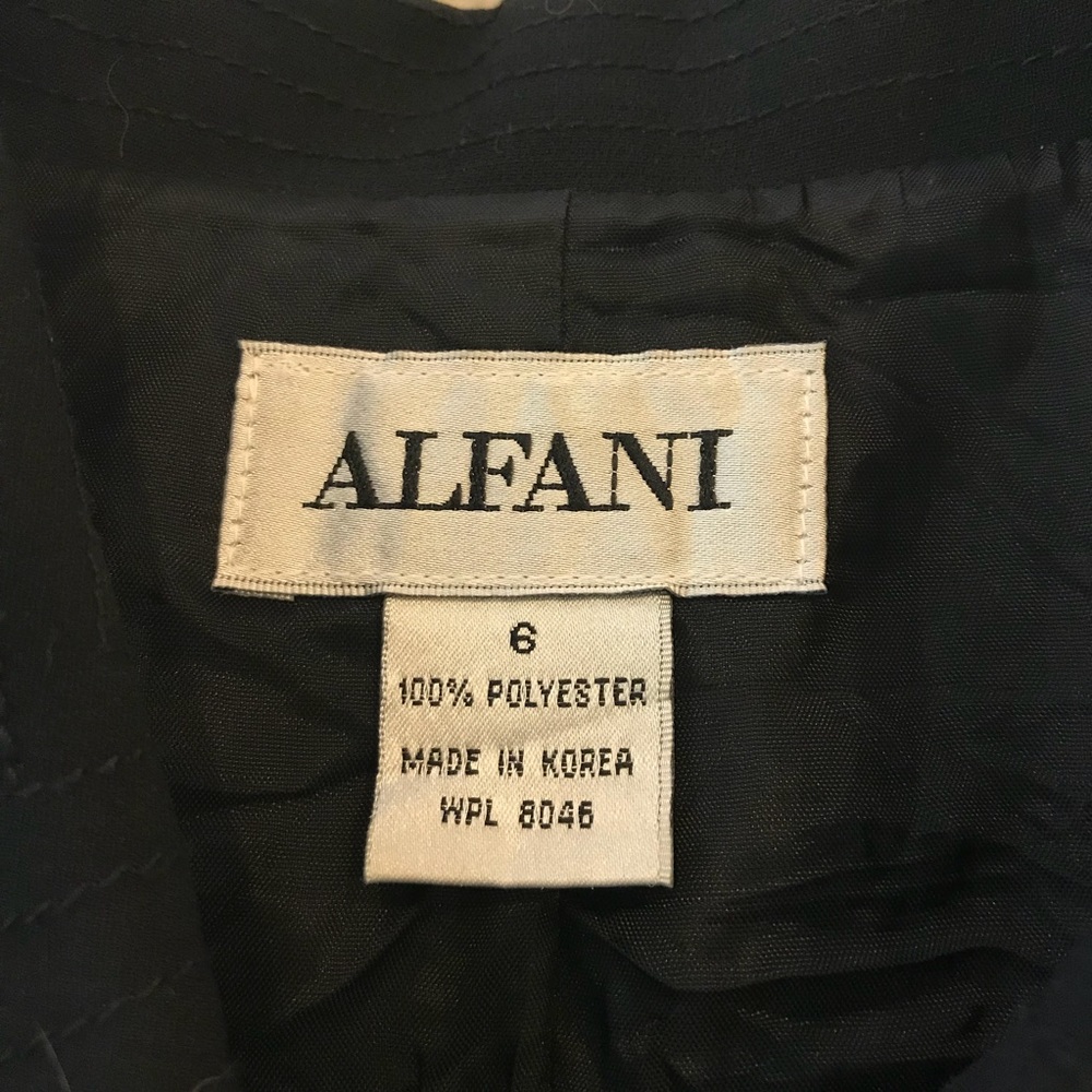 Alfani Lined Black blazer - Picture 9 of 9
